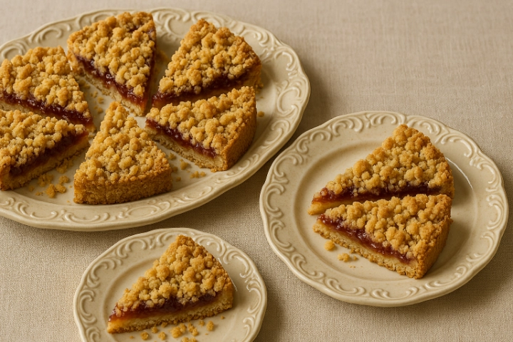 Jam Crumb Cookies