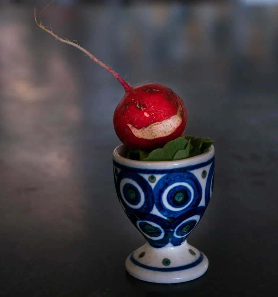 Smiling radish