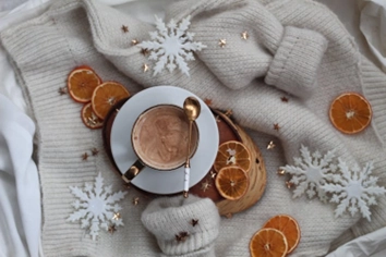 Winter hot cocoa